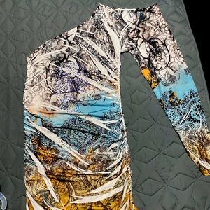 Multi color medium size, short dress